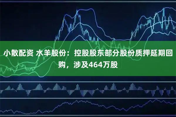 小散配资 水羊股份：控股股东部分股份质押延期回购，涉及464万股